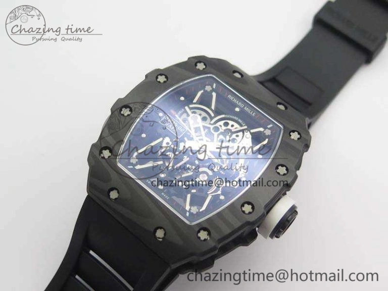 RM035-02 Rafael Nadal FC Ti Case KVF Best Edition Skeleton Dial White On Rubber Strap MIYOTA8215 V TravelReady 9537