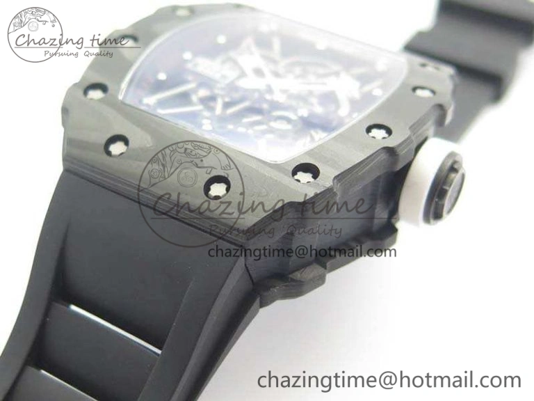 RM035-02 Rafael Nadal FC Ti Case KVF Best Edition Skeleton Dial White On Rubber Strap MIYOTA8215 V TravelReady 9537