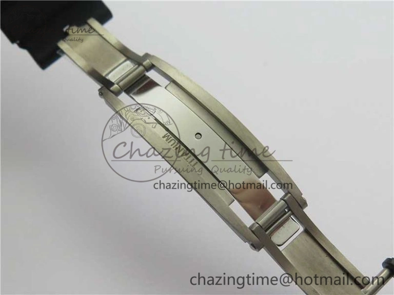 Durable RM035-02 Real Forge Carbon Z+F 1:1 Best Edition Skeleton Dial on Black Rubber Strap NH05A 9450