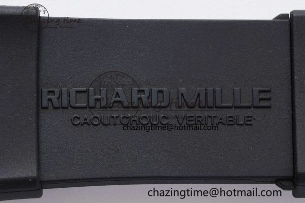 EasyMatch RM035-02 Real NTPT ZF 1:1 Best Edition Skeleton Dial on Black Rubber Strap NH05A V3+ 9344