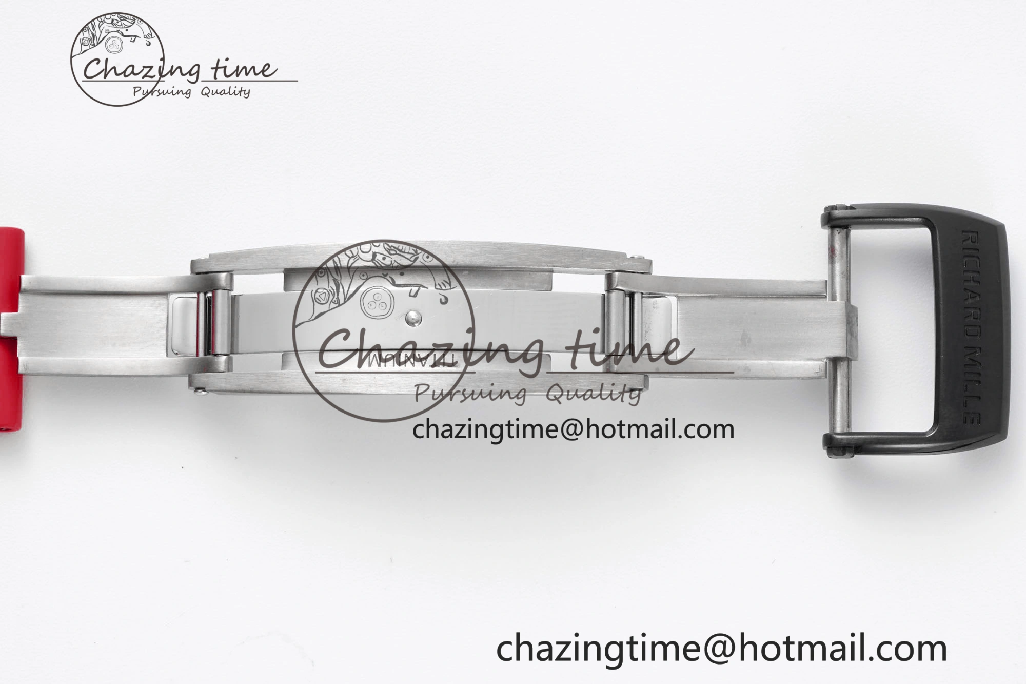 Premium RM035-02 Real NTPT ZF 1:1 Best Edition Skeleton Dial on Red Rubber Strap NH05A V3+ 9346