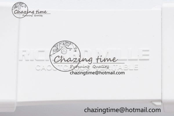 Original RM035-02 Real NTPT ZF 1:1 Best Edition Skeleton Dial on White Rubber Strap NH05A V3+ 9345