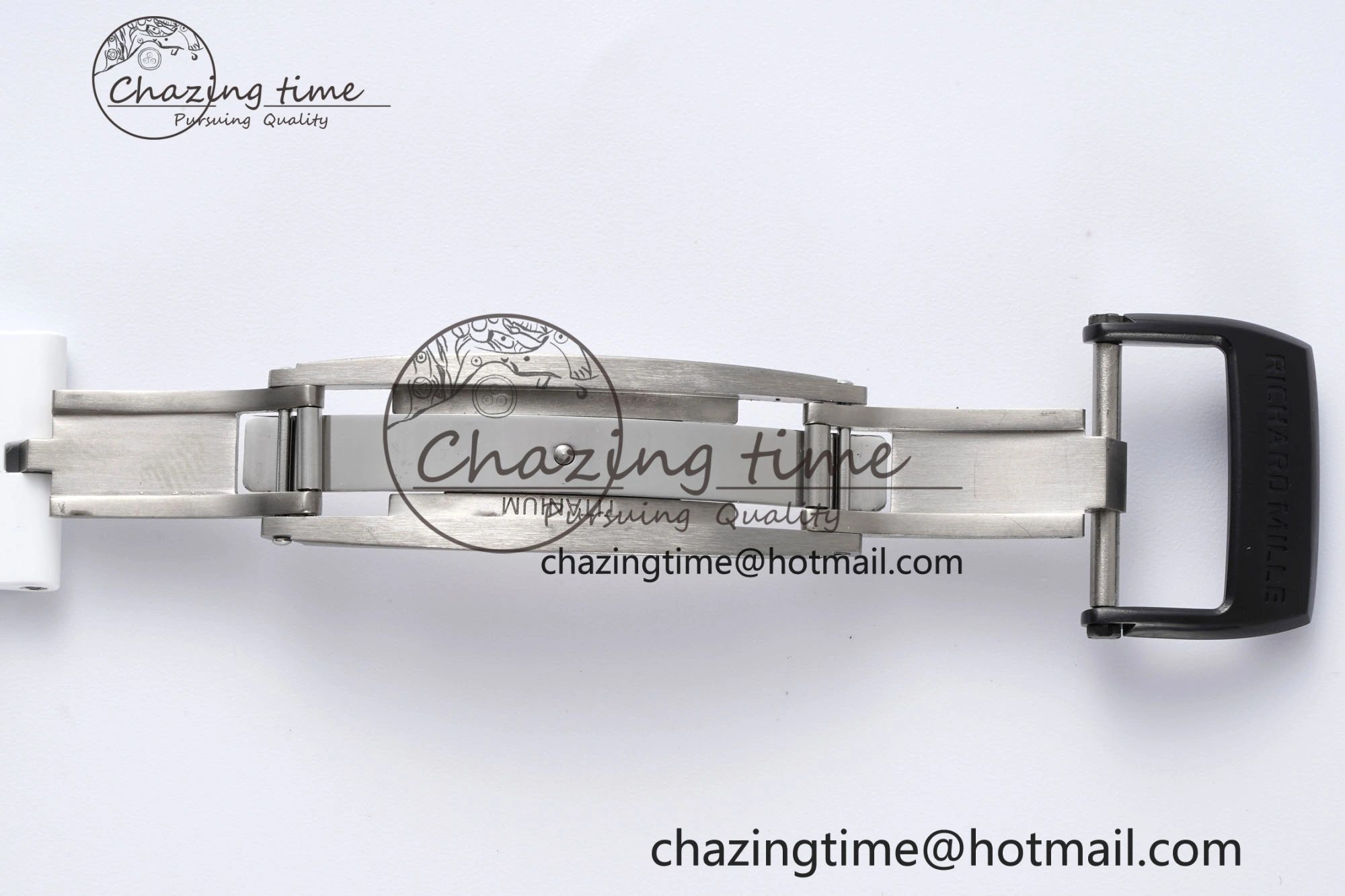 Original RM035-02 Real NTPT ZF 1:1 Best Edition Skeleton Dial on White Rubber Strap NH05A V3+ 9345