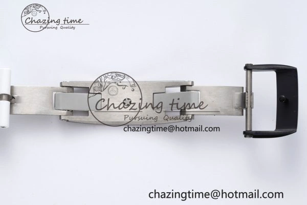 Original RM035-02 Real NTPT ZF 1:1 Best Edition Skeleton Dial on White Rubber Strap NH05A V3+ 9345