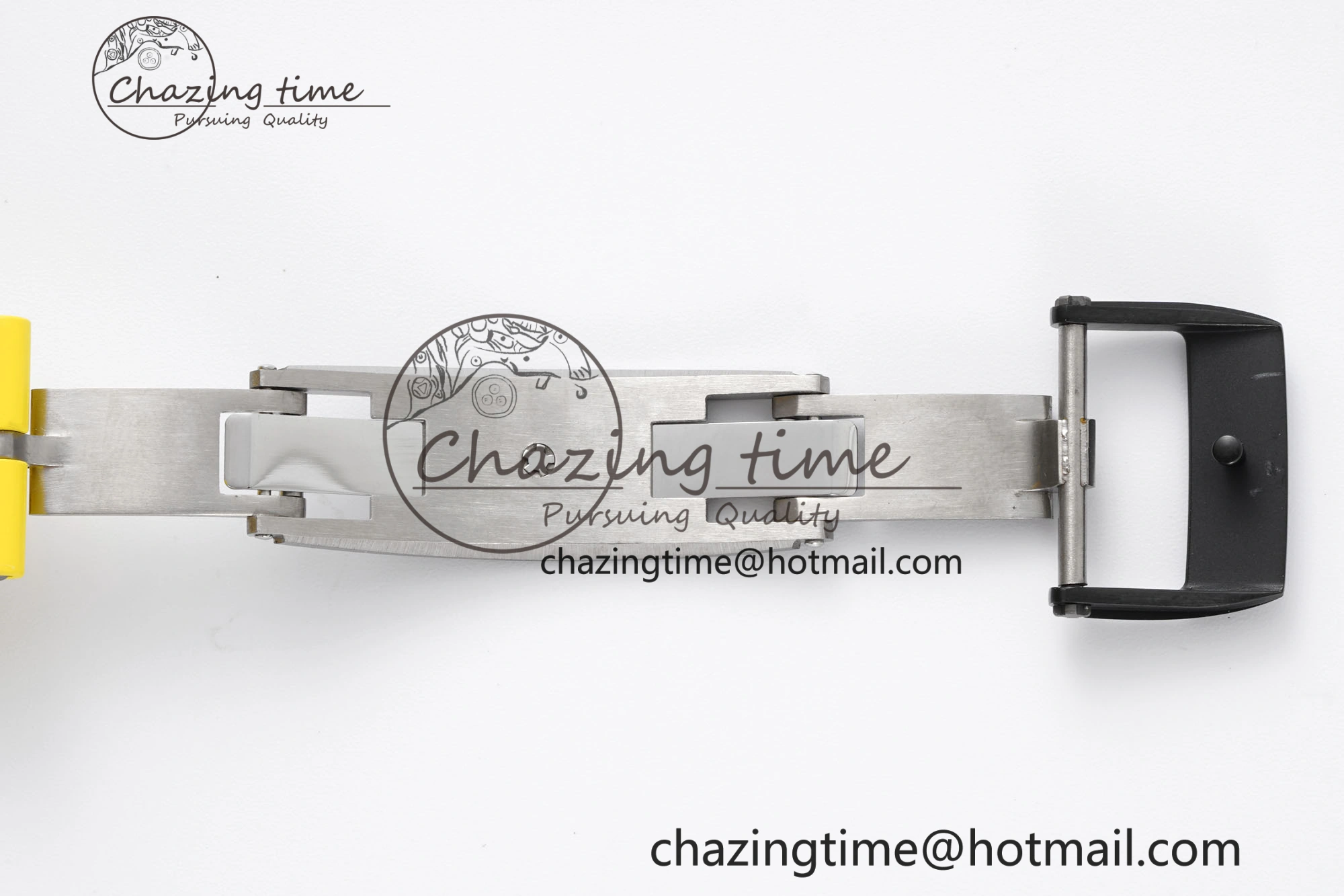 RM035-02 Real NTPT ZF 1:1 Best Edition Skeleton Dial on Yellow Rubber Strap NH05A V3+ Affordable 9347