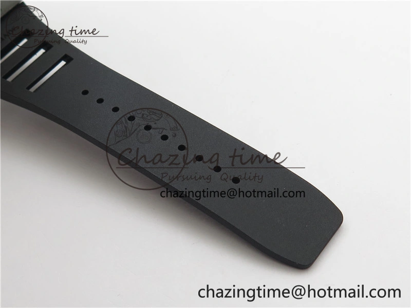 RM035-02 Real NTPT ZF All in One movement 1:1 Best Edition Skeleton Dial on Black Rubber Strap V Stretchable 9386