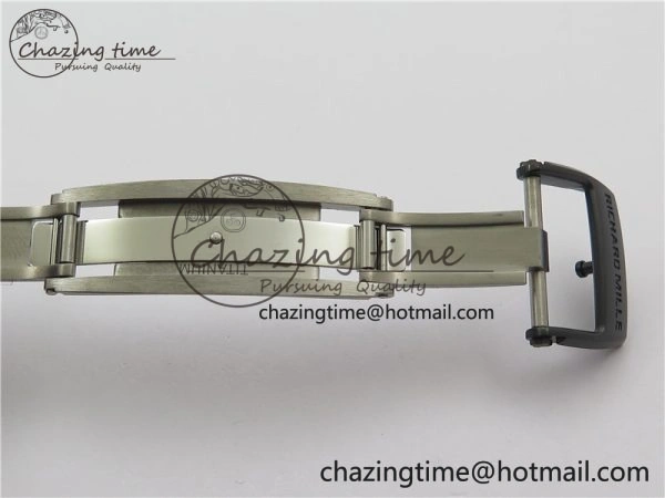 RM035-02 Real NTPT ZF All in One movement 1:1 Best Edition Skeleton Dial on Black Rubber Strap V Stretchable 9386