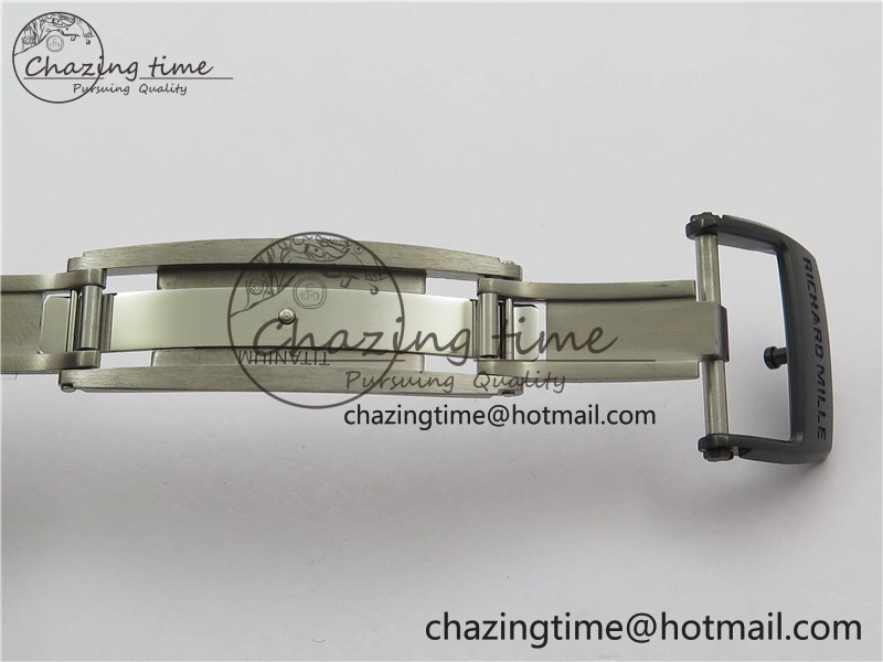 RM035-02 Real NTPT ZF All in One movement 1:1 Best Edition Skeleton Dial on Black Rubber Strap V Stretchable 9386
