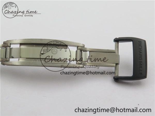 Functional RM035-02 Real NTPT ZF All in One movement 1:1 Best Edition Skeleton Dial on White Rubber Strap V 9389