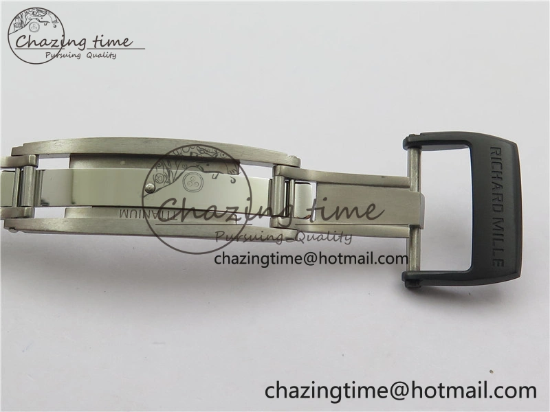 Functional RM035-02 Real NTPT ZF All in One movement 1:1 Best Edition Skeleton Dial on White Rubber Strap V 9389