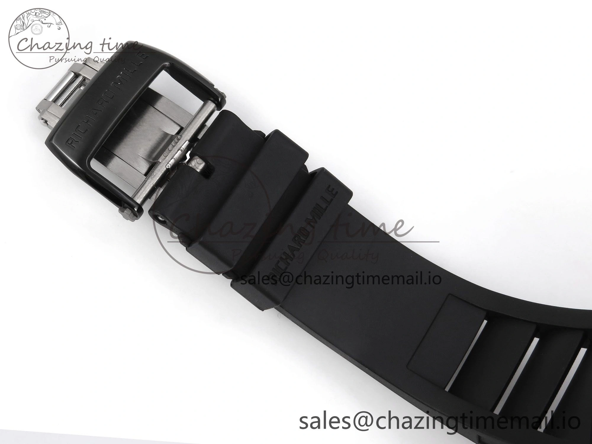 RM035-02 Red NTPT ZF 1:1 Best Edition Skeleton Dial on Black Rubber Strap RMAL1 Super Clone V Lightweight 9264