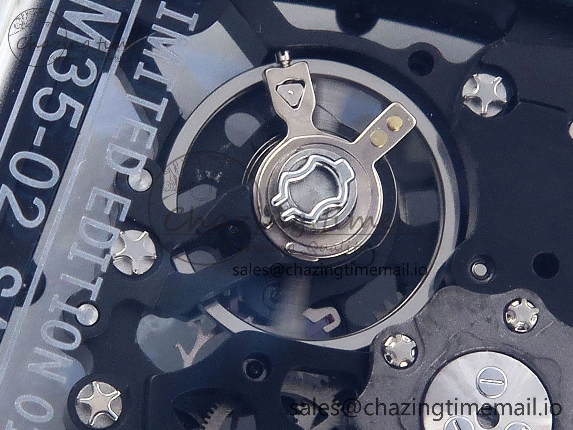RM035-02 Transparent RMF 1:1 Best Edition Skeleton Dial on Transparent Rubber Strap RMAL Neat 9281