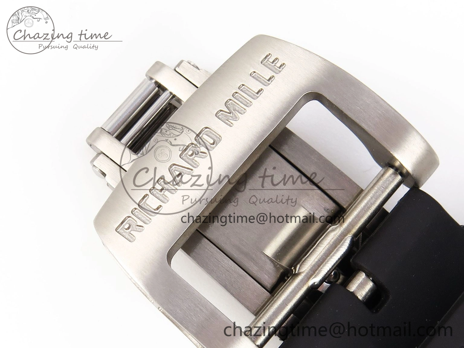 Attractive RM035 BLACK CARBON SONIC BEST EDITION SKELETON DIAL ON BLACK RUBBER STRAP CLONE RMUL 9314