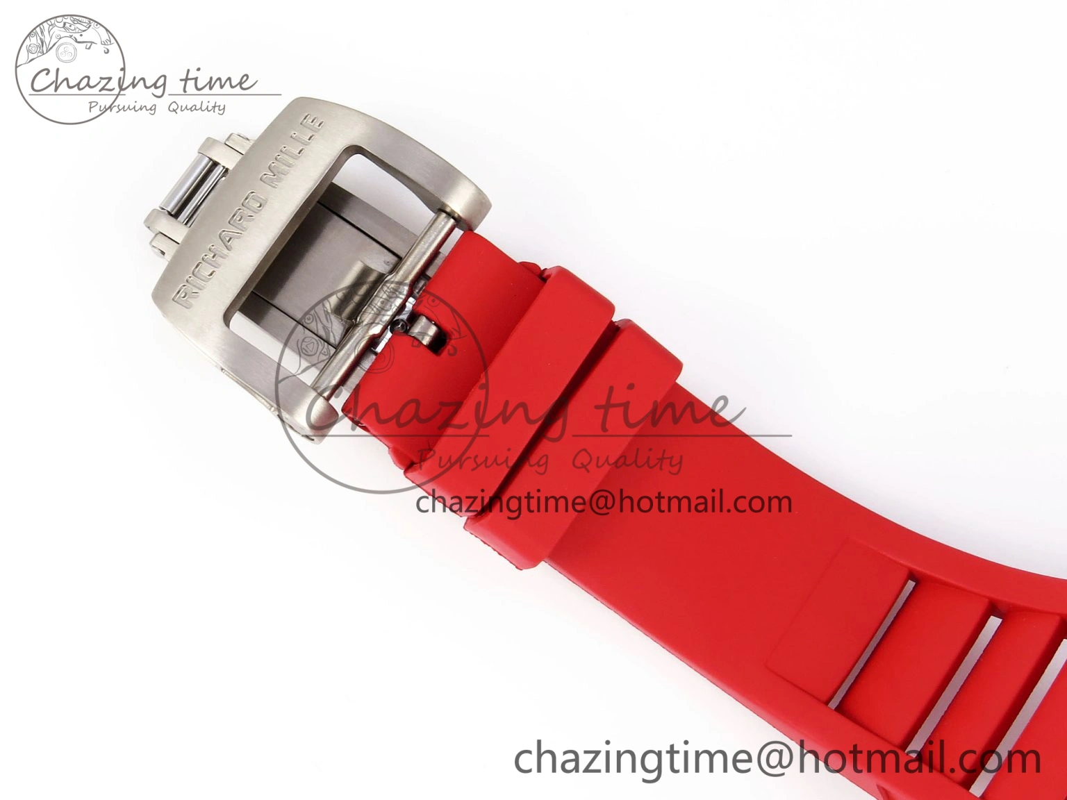 RM035 BLACK CARBON SONIC BEST EDITION SKELETON DIAL ON RED RUBBER STRAP CLONE RMUL SportInspired 9317