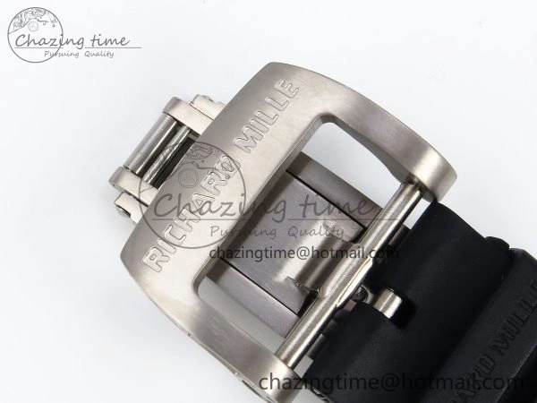RM035 Black Carbon SONIC Best Edition Skeleton Dial on Black Rubber Strap Clone RMUL FashionForward 9307