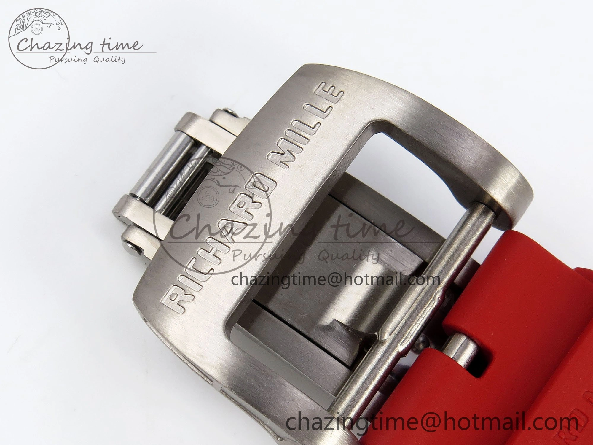 Sophisticated RM035 Black Carbon SONIC Best Edition Skeleton Dial on Red Rubber Strap Clone RMUL 9306