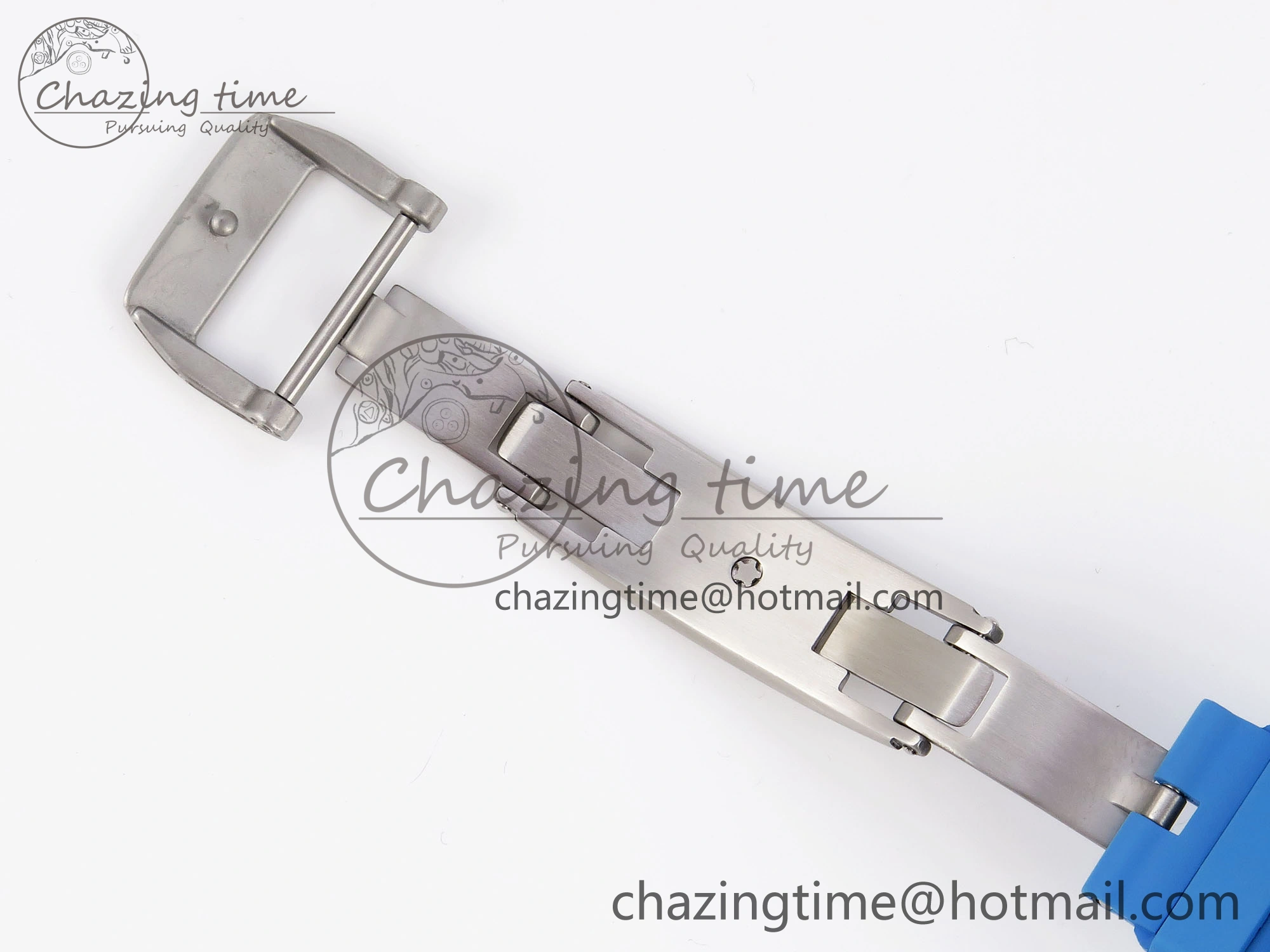 Sleek RM035 Blue Transparent RMF Best Edition Skeleton Dial on Blue Rubber Strap Clone RMUL 9323