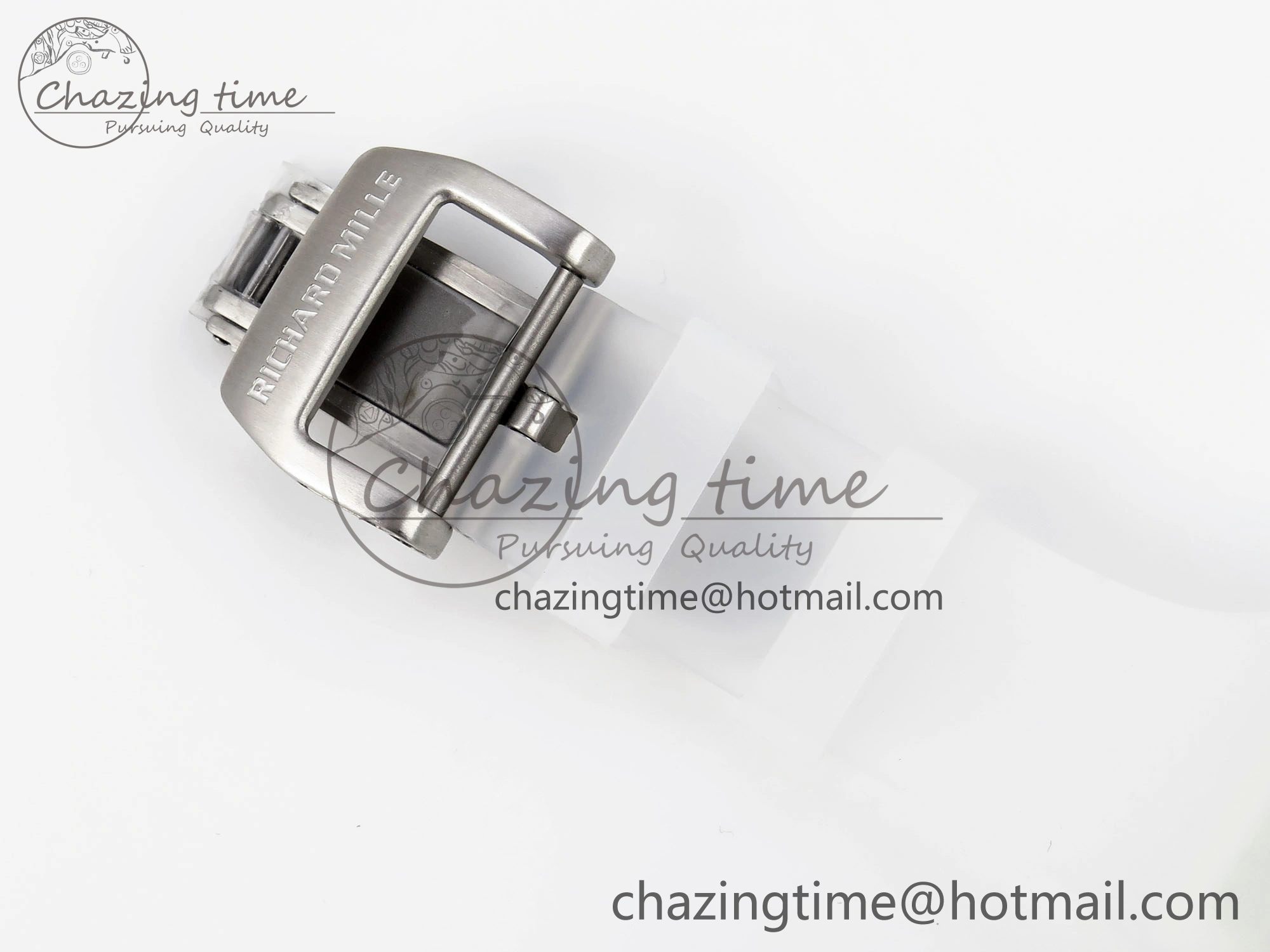 EasyCare RM035 Blue Transparent RMF Best Edition Skeleton Dial on Translucent Rubber Strap Clone RMUL 9325