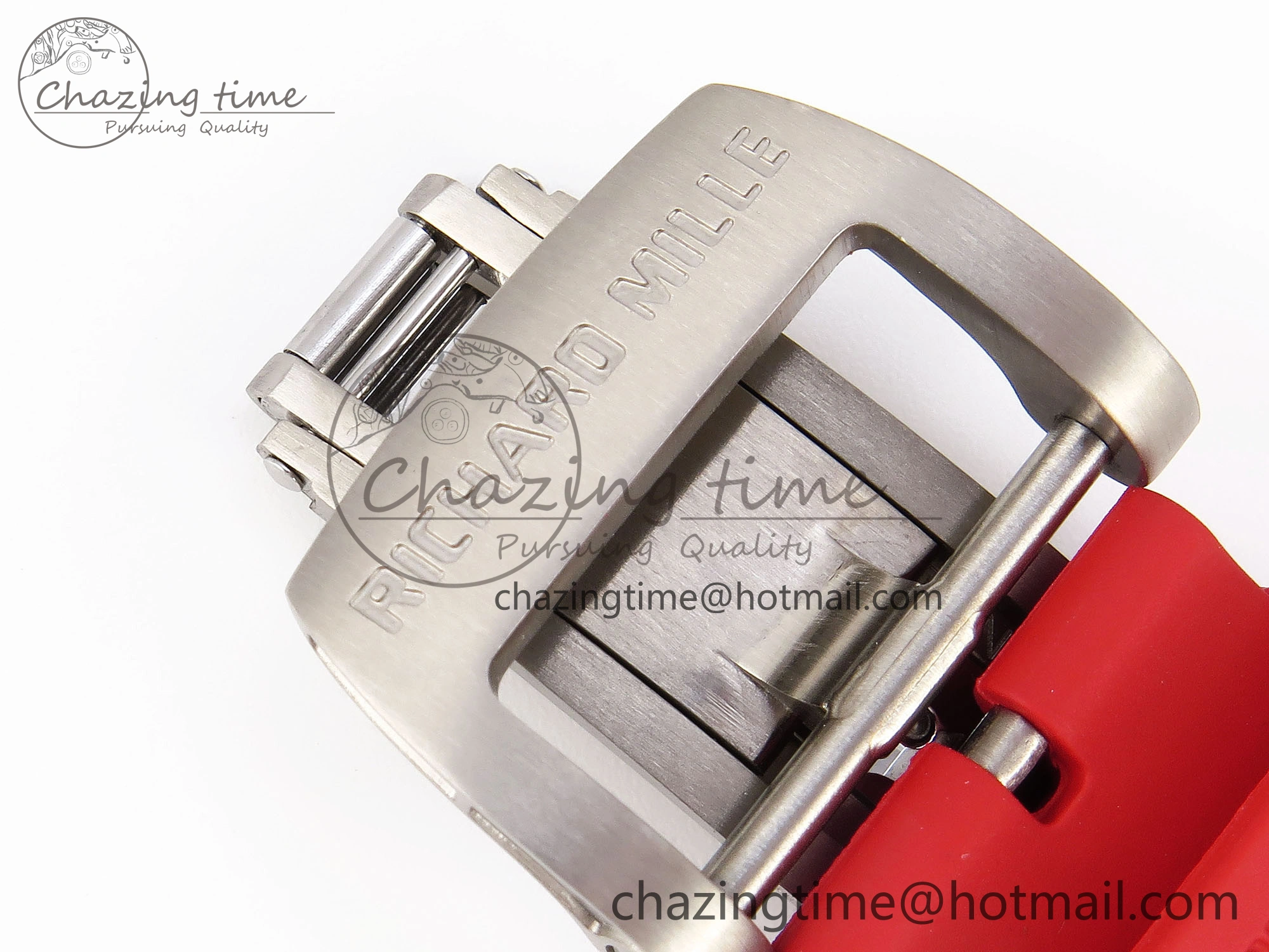 RM035 RED CARBON SONIC BEST EDITION SKELETON DIAL ON RED RUBBER STRAP CLONE RMUL GoAnywhere 9316