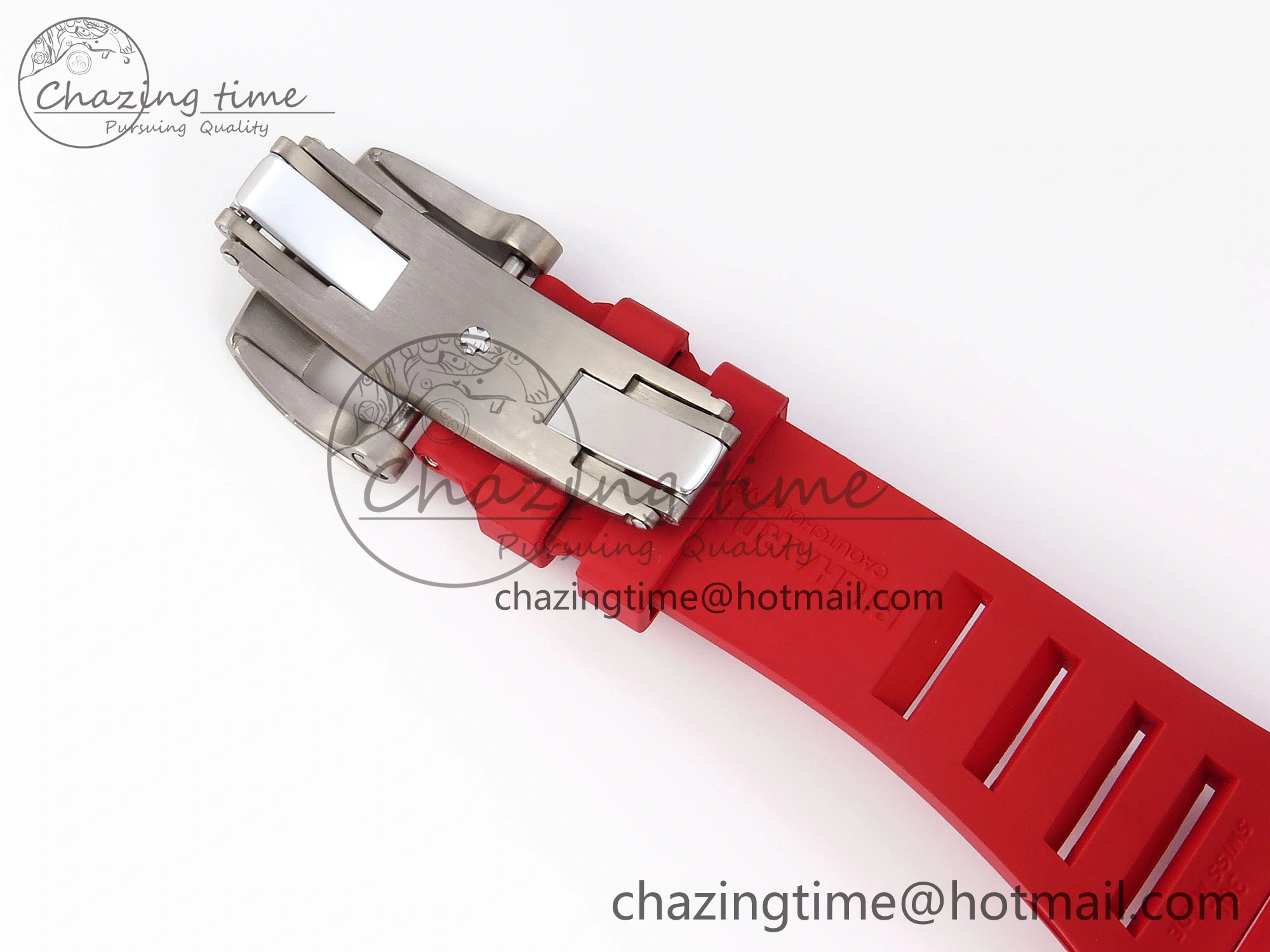 RM035 RED CARBON SONIC BEST EDITION SKELETON DIAL ON RED RUBBER STRAP CLONE RMUL GoAnywhere 9316