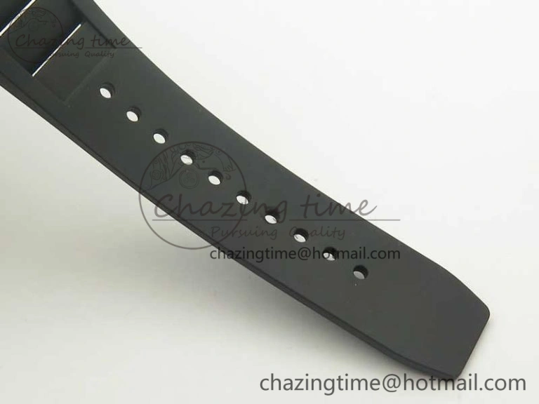 UrbanChic RM035 RG Diamonds Bezel KVF Best Edition Skeleton Dial on Black Rubber Strap MIYOTA 9467