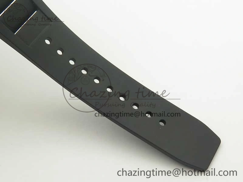 UrbanChic RM035 RG Diamonds Bezel KVF Best Edition Skeleton Dial on Black Rubber Strap MIYOTA 9467