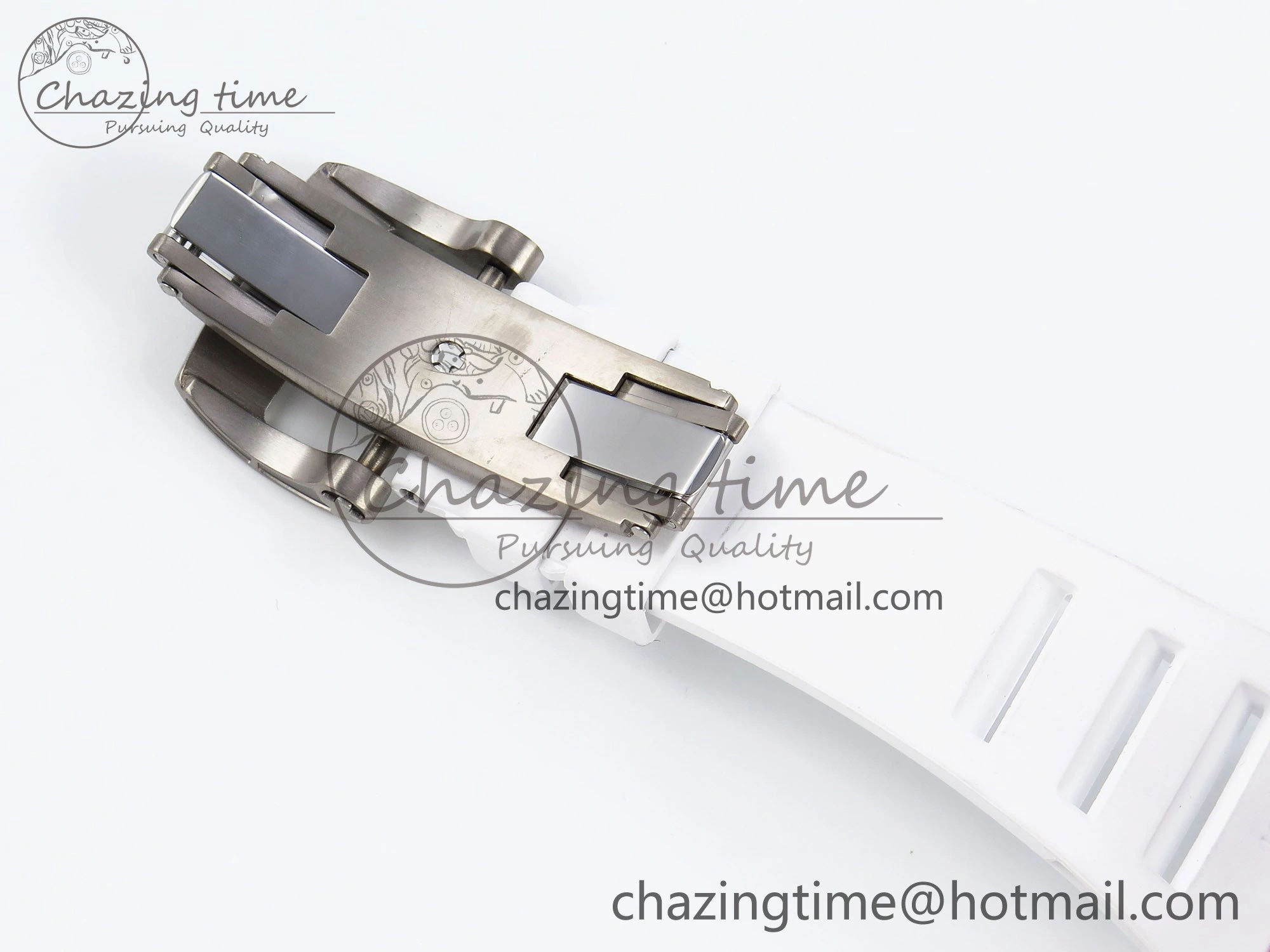 Durable RM035 Red Carbon SONIC Best Edition Skeleton Dial on White Rubber Strap Clone RMUL 9308