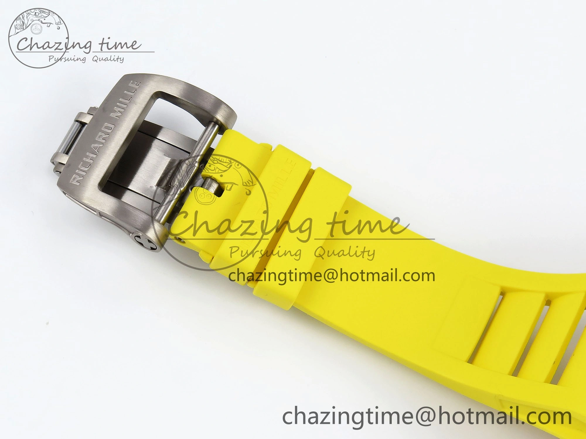 RM035 Red Carbon SONIC Best Edition Skeleton Dial on Yellow Rubber Strap Clone RMUL Practical 9309
