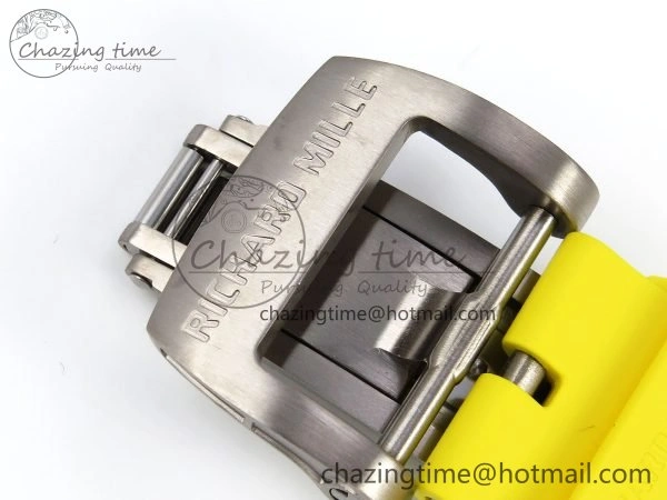 RM035 Red Carbon SONIC Best Edition Skeleton Dial on Yellow Rubber Strap Clone RMUL Practical 9309