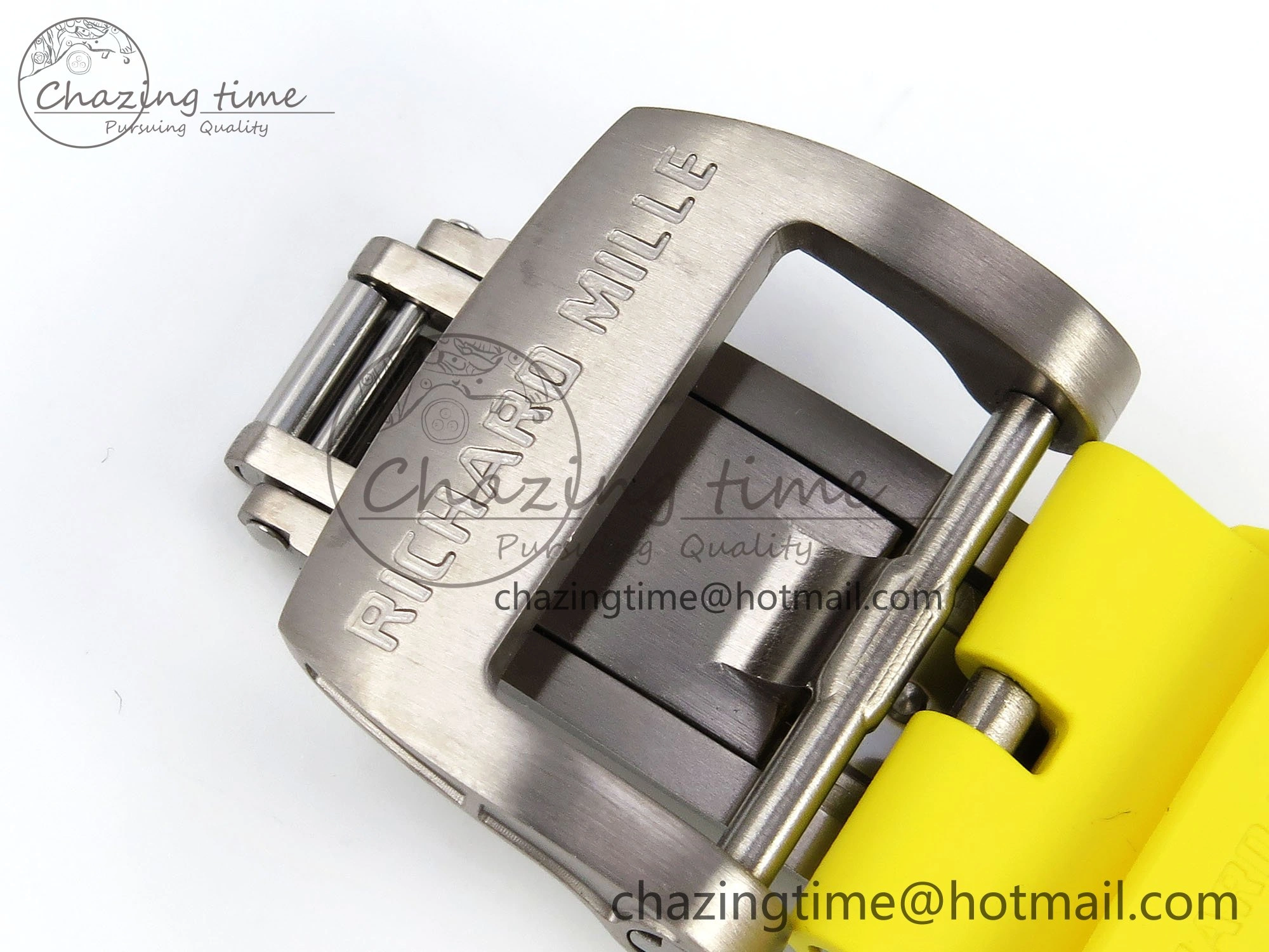 RM035 Red Carbon SONIC Best Edition Skeleton Dial on Yellow Rubber Strap Clone RMUL Practical 9309