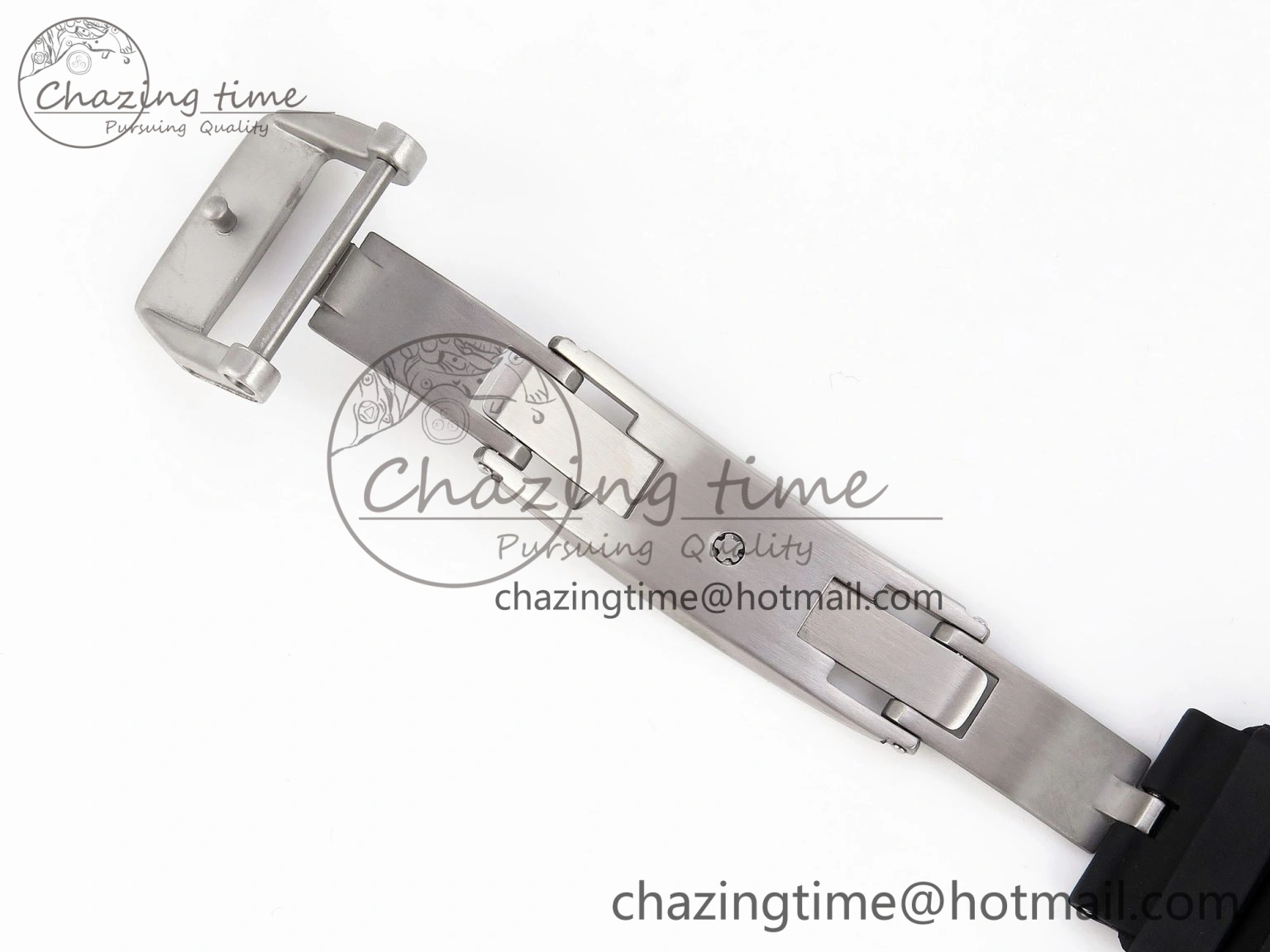 RM035 Transparent RMF Best Edition Skeleton Dial on Black Rubber Strap Clone RMUL SunProtective 9321
