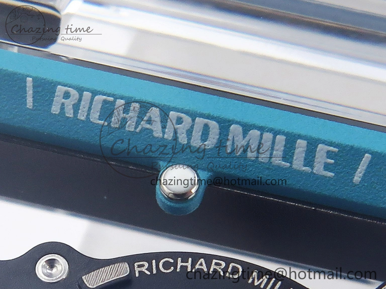 SmartChoice RM035 Transparent SONIC Best Edition Skeleton Blue Dial on White Nylon Strap Clone RMUL 9341