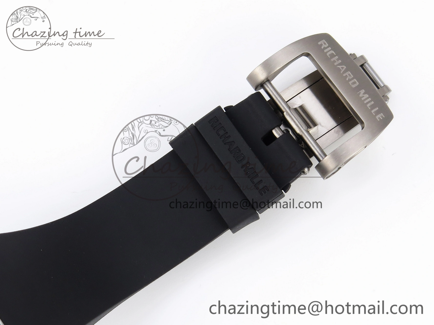 RM035 Transparent SONIC Best Edition Skeleton Dial on Black Nylon Strap Clone RMUL Cozy 9340