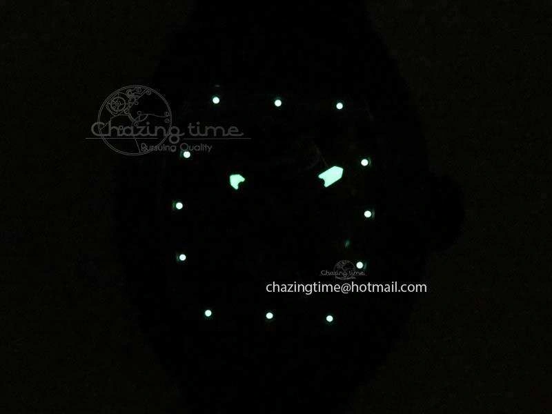 Comfortable RM052-2 Black Ceramic Horse Dial On Black Rubber Strap MIYOTA8215 KVF 9573