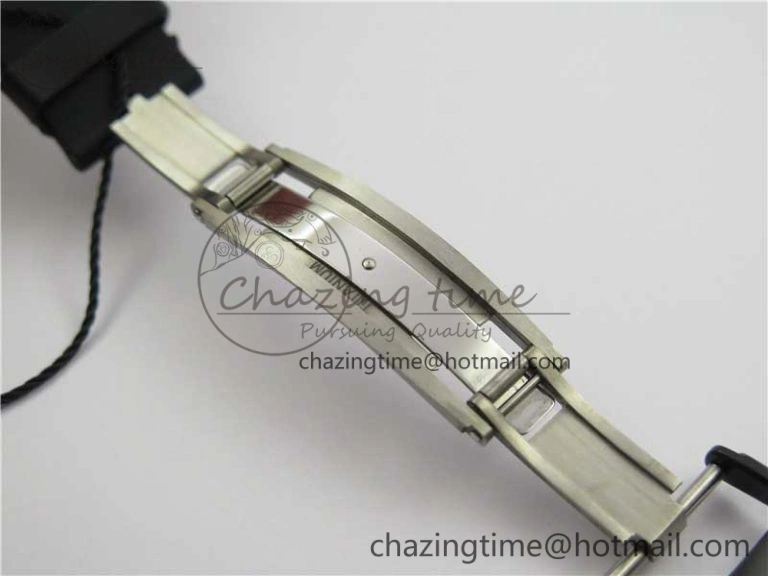 Durable RM052 Skull Black Ceramic ZF 1:1 Best Edition RG Skeleton Dial on Black Rubber Strap NH05A 9443