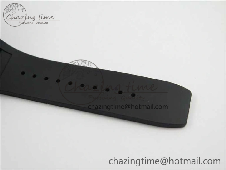 Durable RM052 Skull Black Ceramic ZF 1:1 Best Edition RG Skeleton Dial on Black Rubber Strap NH05A 9443