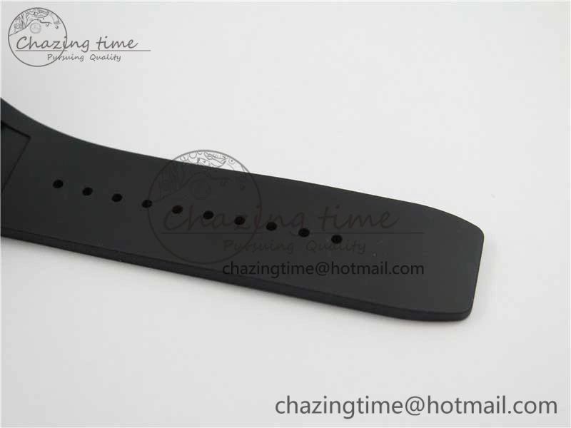 Durable RM052 Skull Black Ceramic ZF 1:1 Best Edition RG Skeleton Dial on Black Rubber Strap NH05A 9443