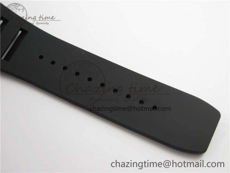 Durable RM052 Skull Black Ceramic ZF 1:1 Best Edition RG Skeleton Dial on Black Rubber Strap NH05A 9443