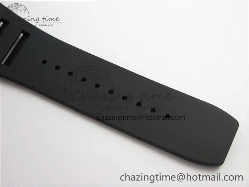 Durable RM052 Skull Black Ceramic ZF 1:1 Best Edition RG Skeleton Dial on Black Rubber Strap NH05A 9443