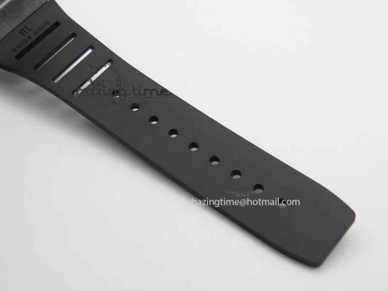 Reliable RM052 Skull Ceramic Black Inner Bezel Skeleton Dial On Black Rubber Strap MIYOTA8215 KVF 9574