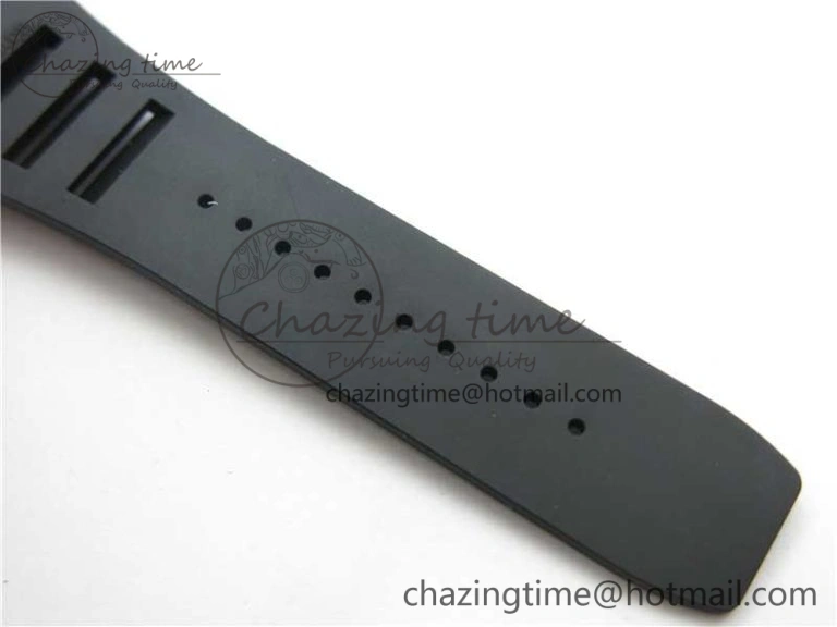 Cozy RM052 Skull Titanium ZF 1:1 Best Edition Skeleton Dial on Black Rubber Strap NH05A 9445