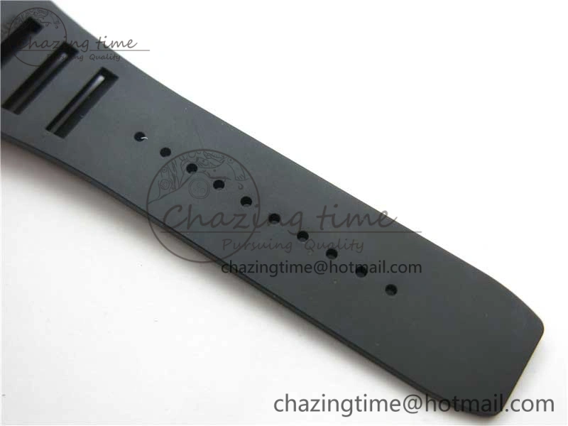 Cozy RM052 Skull Titanium ZF 1:1 Best Edition Skeleton Dial on Black Rubber Strap NH05A 9445