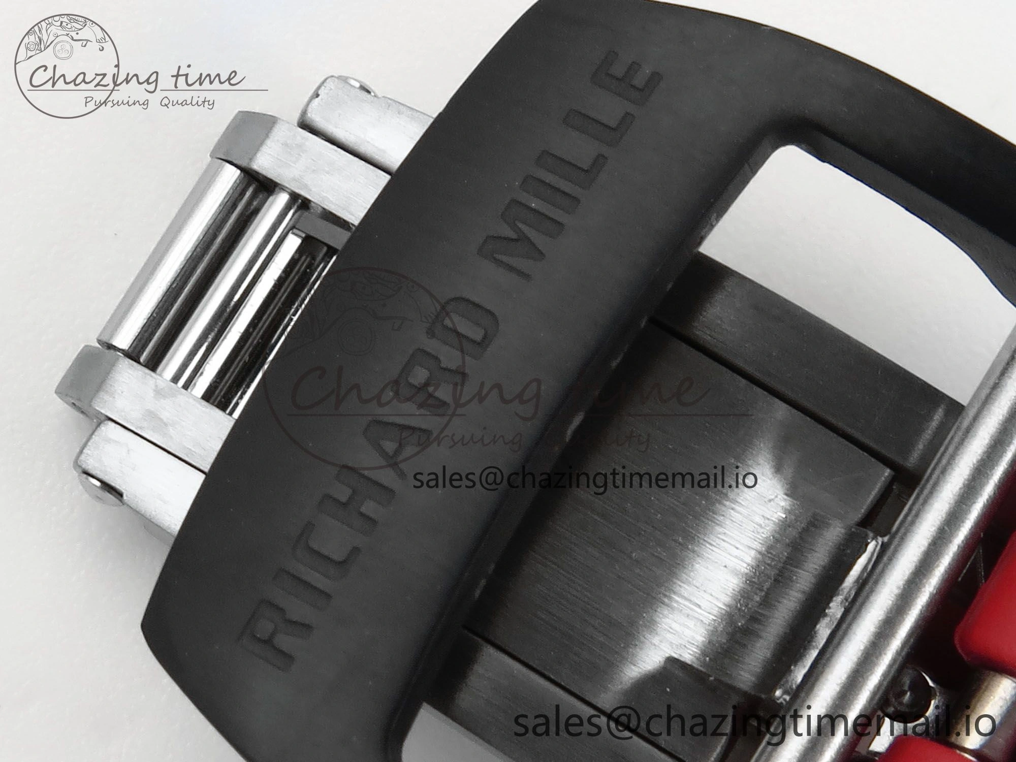RM055 Black Ceramic RMF Best Edition Red Skeleton Dial On Red Rubber Strap RMUL2 Super Clone Durable 9217
