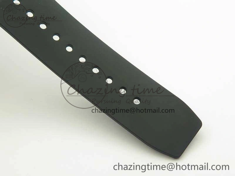Functional RM055 Carbon Case KVF Best Edition Skeleton Dial Blue Crown On Rubber Strap MIYOTA 9496