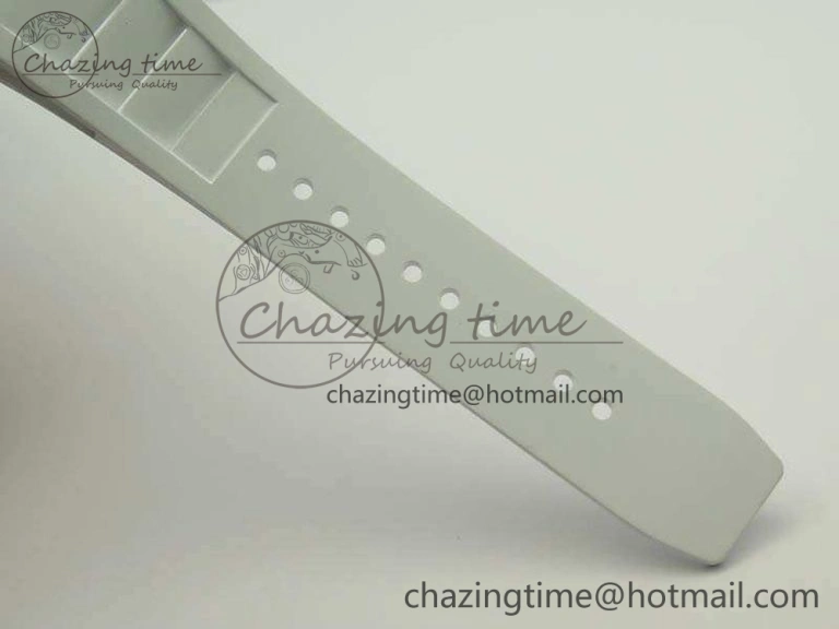 Attractive RM055 Carbon Case KVF Best Edition Skeleton Dial Gold Inner Bezel On Rubber Strap MIYOTA 9502
