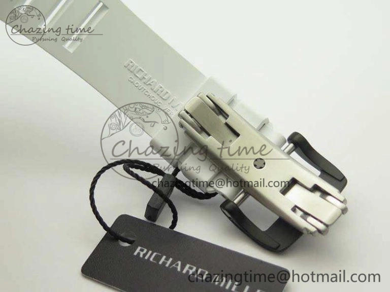 Attractive RM055 Carbon Case KVF Best Edition Skeleton Dial Gold Inner Bezel On Rubber Strap MIYOTA 9502