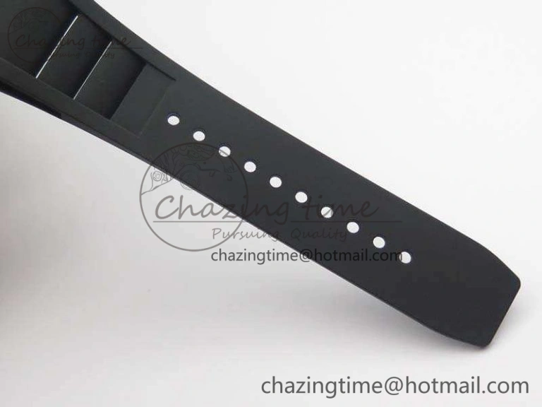 RM055 Forged Carbon Case KVF Best Edition Skeleton Dial Black Crown On Rubber Strap MIYOTA Effortless 9532