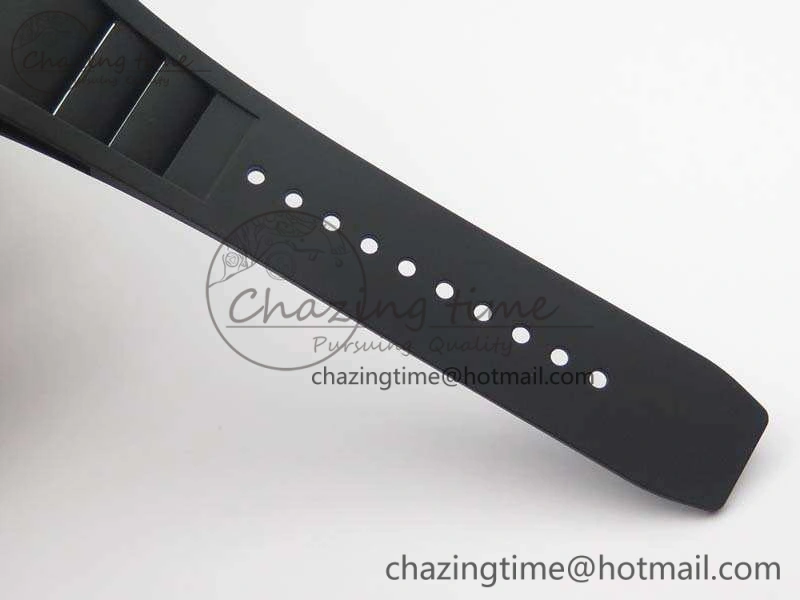 RM055 Forged Carbon Case KVF Best Edition Skeleton Dial Black Crown On Rubber Strap MIYOTA Effortless 9532