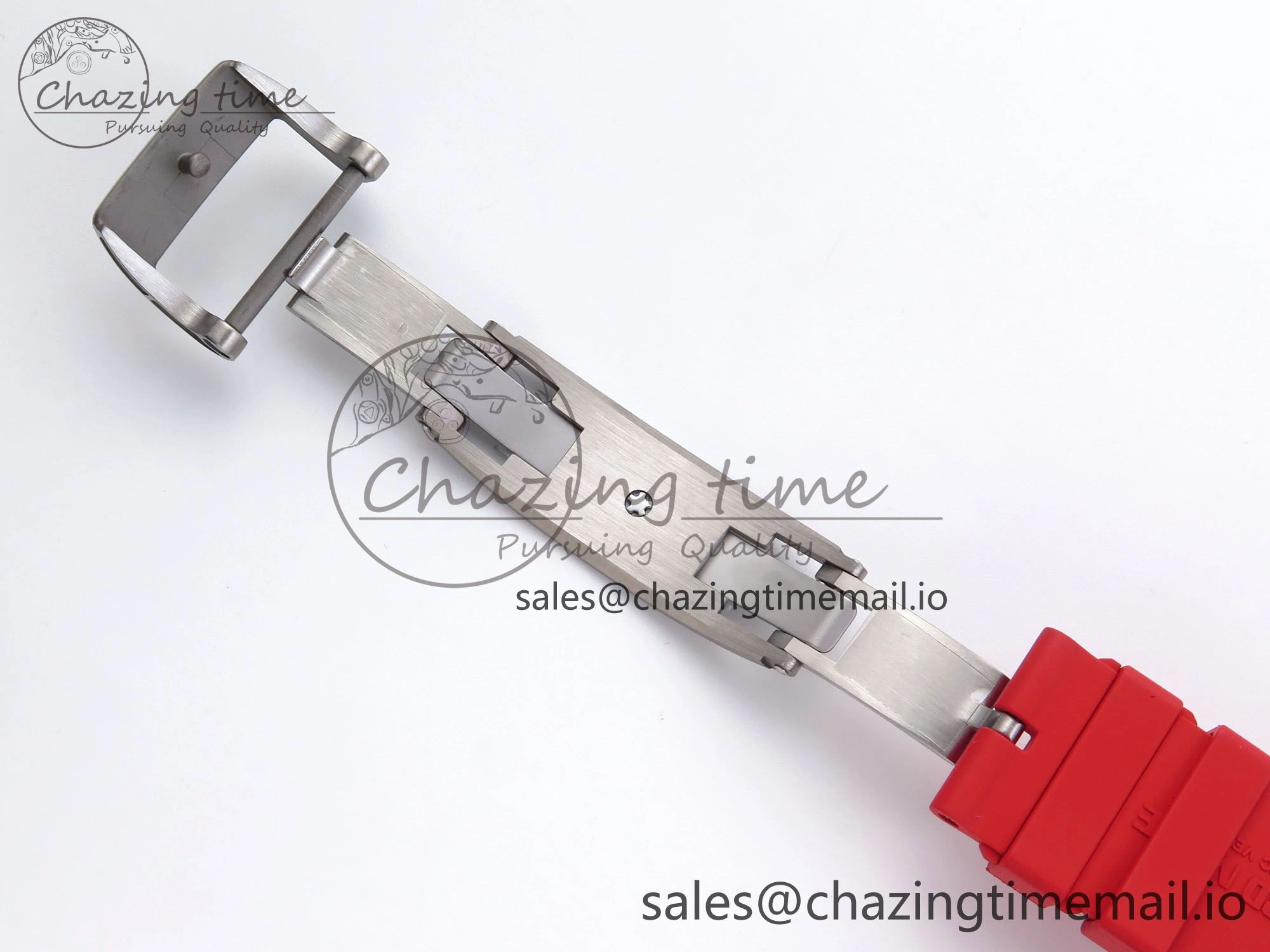 RM055 NTPT APSF 1:1 Best Edition Black Bezel Red Crown on Rubber Strap RMUL2 Super Clone ModernLook 9235