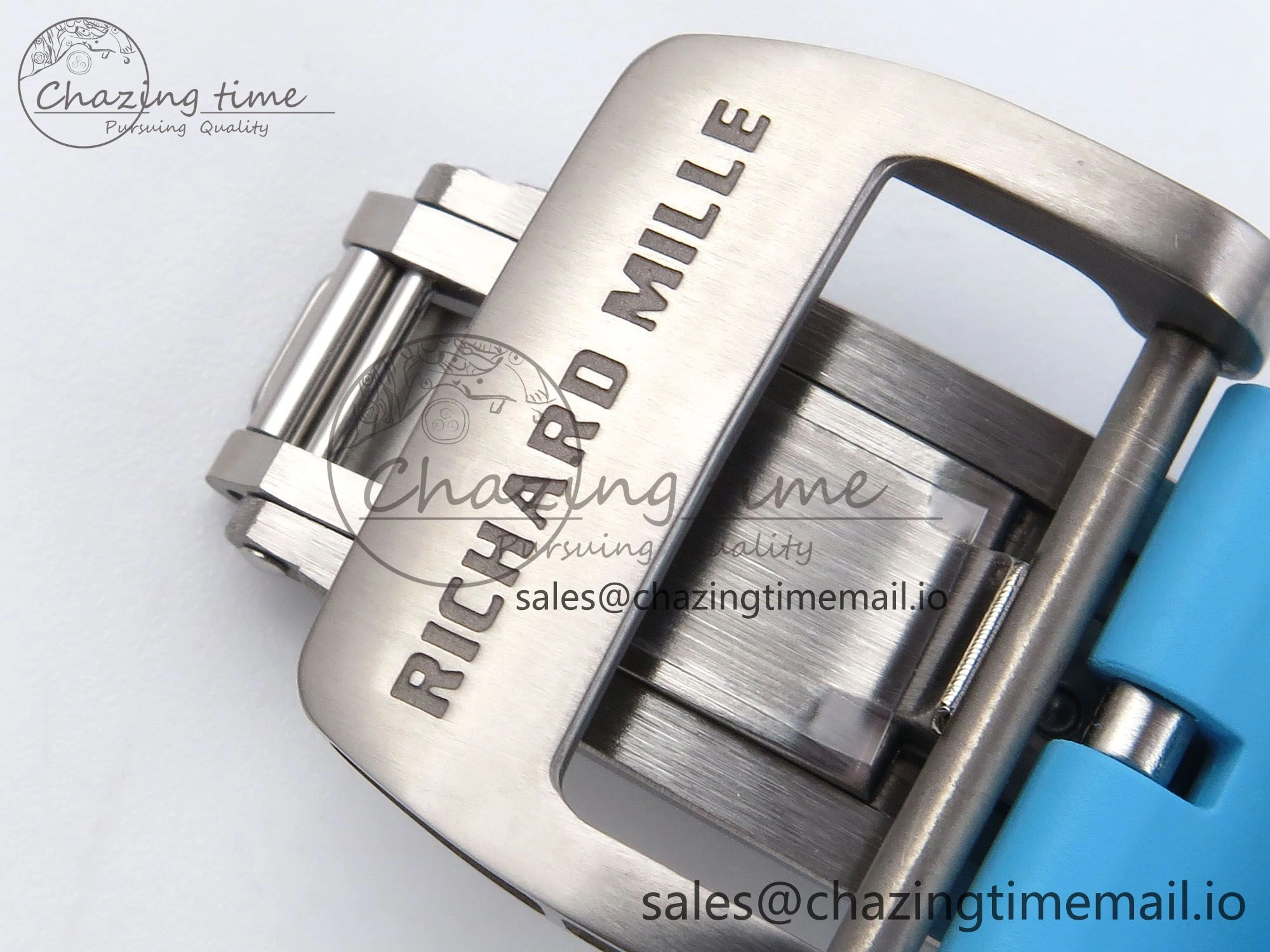 FastDry RM055 NTPT APSF 1:1 Best Edition Blue Bezel Blue Crown on Rubber Strap RMUL2 Super Clone 9230